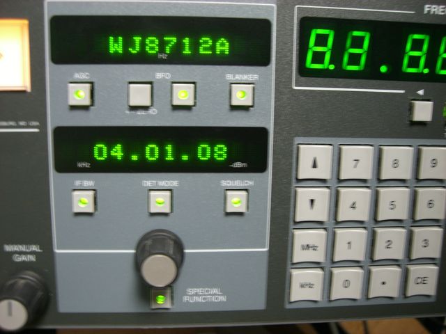 直営WJ8711A　6187　ワトキンスジョンソン　業務用最高級受信機 受信機